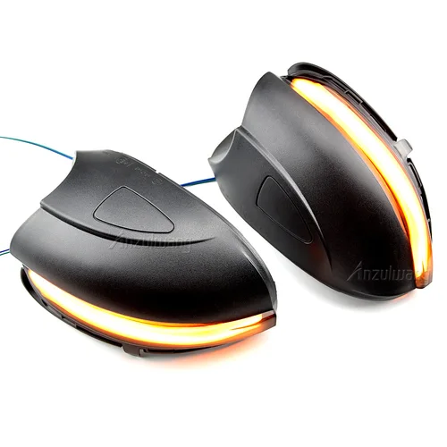 폭스바겐 VW 골프 6 VI MK6 GTI R 라인 R20 투란 다이나믹 블링커 LED 방향 지시등, 사이드 미러 순차 표시기 2