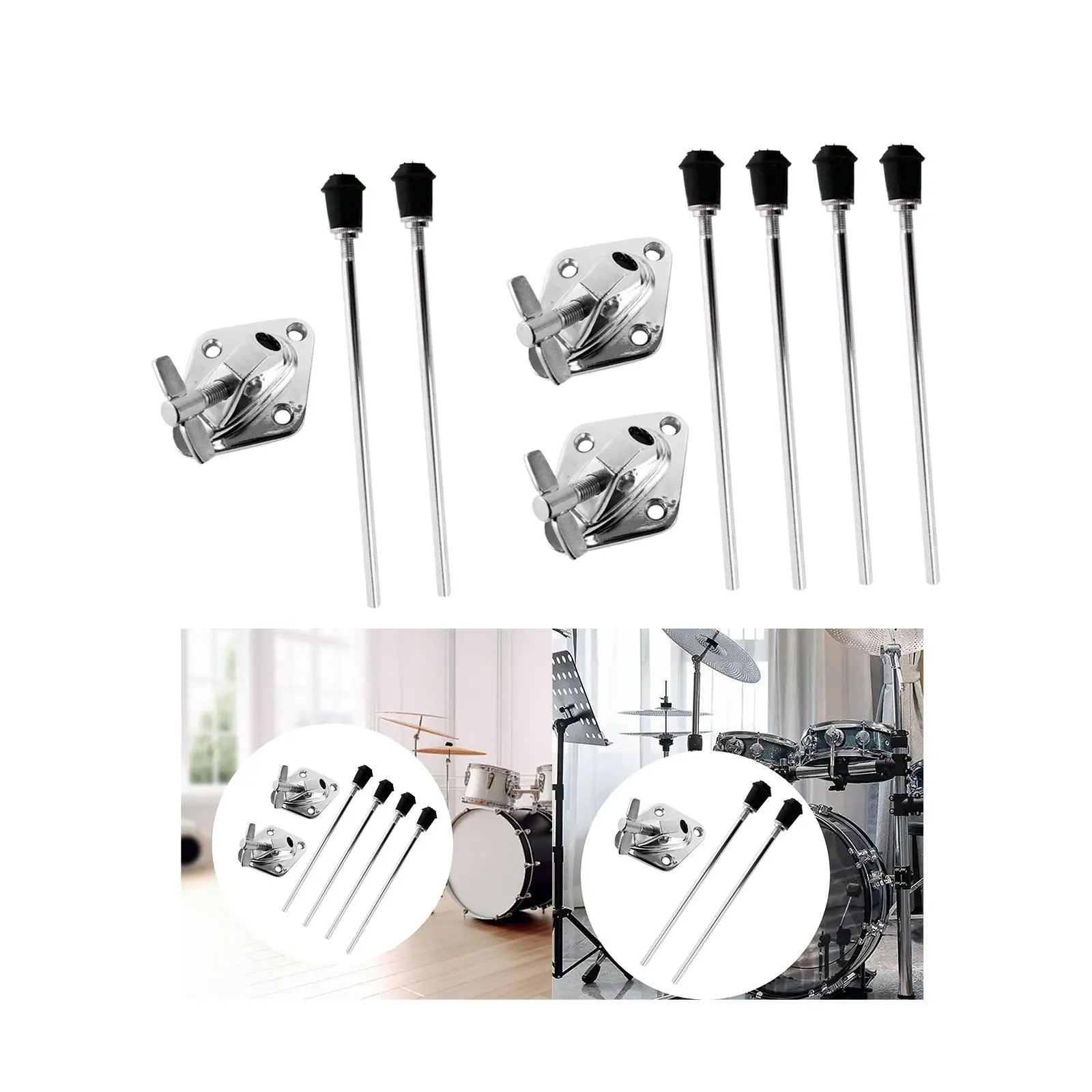 Professional Anti-Skid Bass Drum Legs - Stable Musical Instrument Accessory