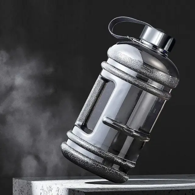 Borraccia Sportiva 1L In Tritan – BPA Free Con Tracciatore Ore E Apertura One Click – Per Palestra, Corsa E Ufficio
