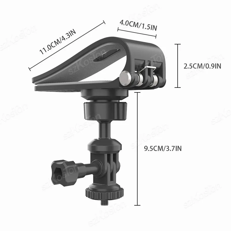 Support pare-soleil pour caméra action GoPro DJI - Rotule 360° universel
