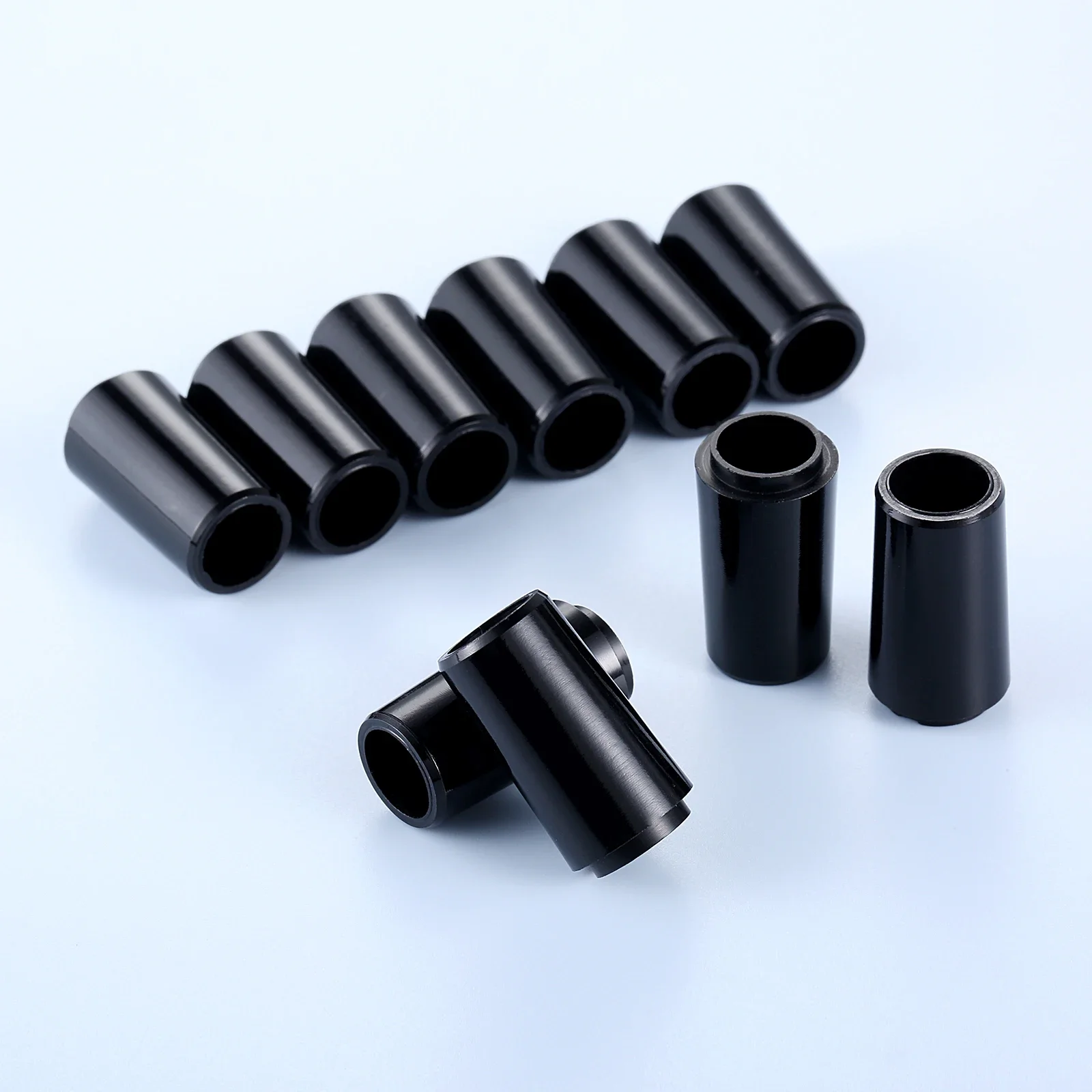 10Pcs Plastic Golf Club Ferrules Sleeve Replacement Tip Size 0.355 for Irons Golf Club Shafts Accessories 24.5x9.2x13.4mm golf ferrules