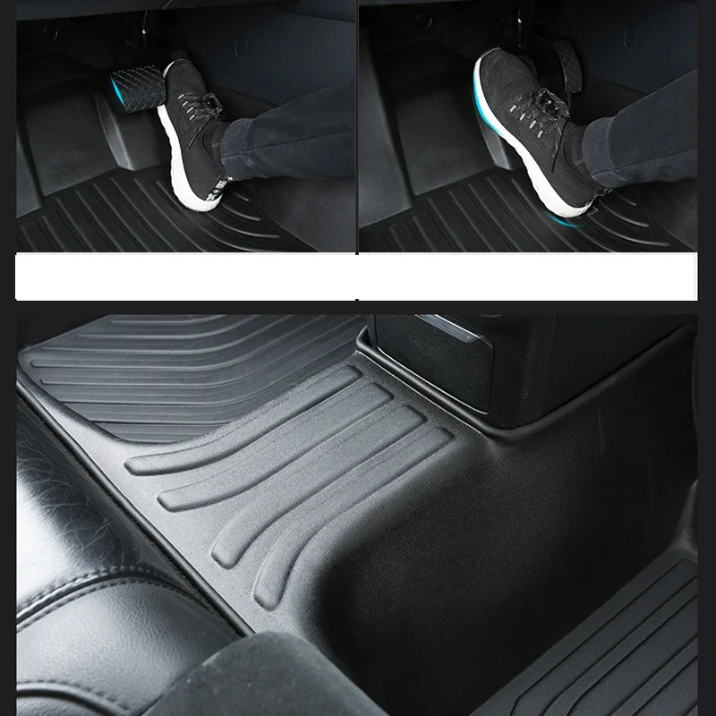 Tapis De Sol De Voiture En TPE, 3 Pièces, Pour MGS5 EV Pour MG ES5 ES34 2024 2025 2026-IN, Tapis De Luxe étanche, Coussinet De Pied Complet