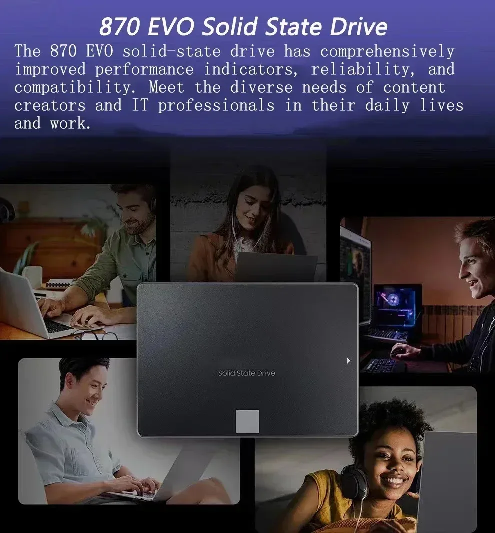  Ʈ ũ ǻ ũž ָ Ʈ ũ, SSD 870 EVO, 500GB, 1TB, 2TB,  HDD ϵ ̺, Sata3, 2.5 ġ, 4TB