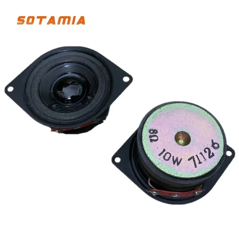 Sotamia 2Pcs Mini Altoparlanti Da 1.5 Pollici Tweeter Audio 8 Ohm 10W Altoparlante A Gamma Completa Triplo Suono Musicale Altoparlante Home Theater