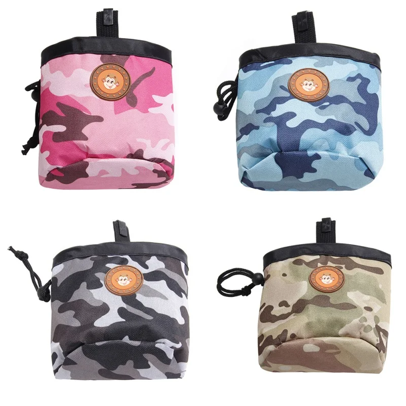 Portable Training Bag Dog Pet Snack Bag Strong Wear Resistance Large Capacity Puppy Snack Reward Waist For Dog Cat dog treat bag