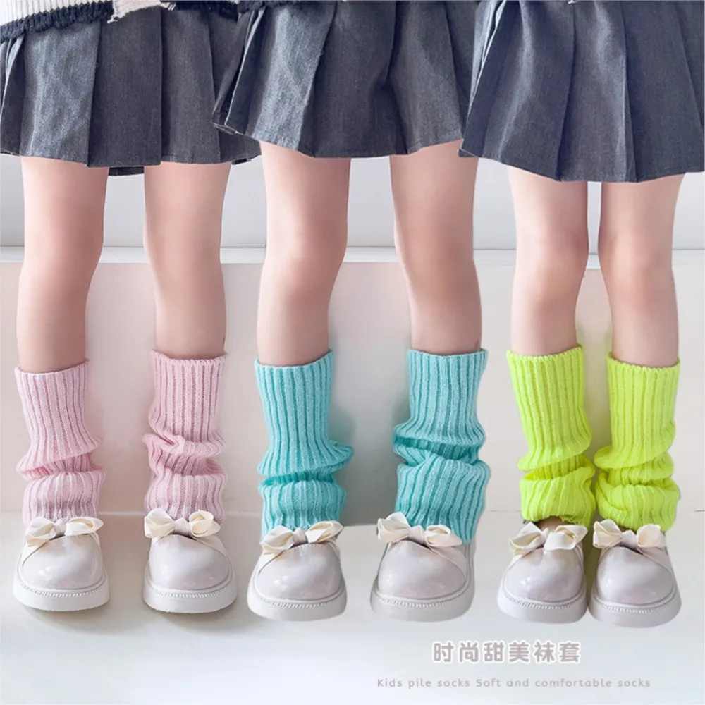 Children leg warmers Children knitted socks leg covers for spring and autumn