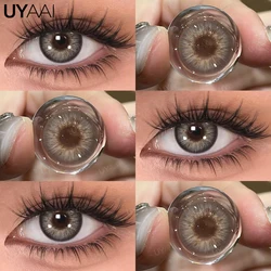 Vibrant Colored Eye Contact Lenses - Blue, Green & Brown Hues (OMG Gray)
