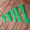 500/50PCS Plastic Self-locking Nylon Tie Green Cable Tie Heavy Duty Sealing Wrap Strap Multi-Purpose Garden Plant Fastening Ties 4