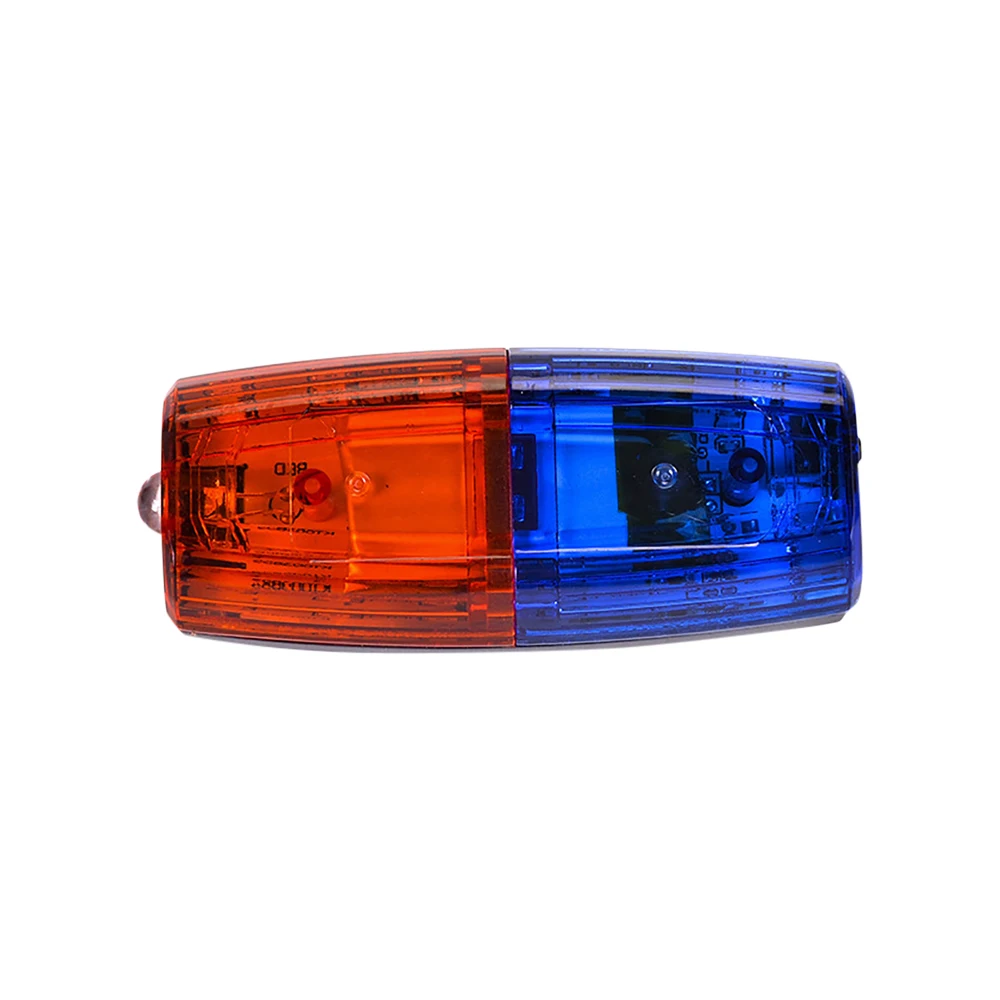Red Blue LED Shoulder Warning Light Police Shoulder Clip Light Sanitation Worker Safety Patrol Alarm Flash Signal Strobe Lamp