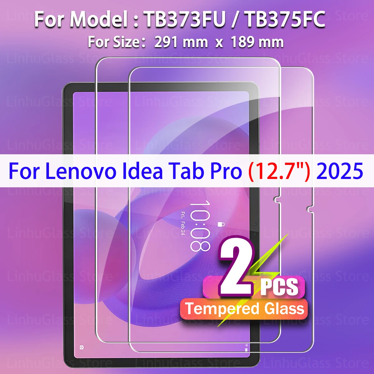 Premium 2-Pack Tempered Glass Screen Protector