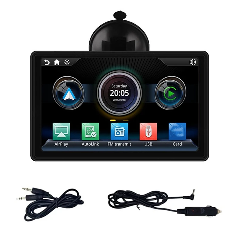 

7Inch Universal Car Smart Radio Touch Screen Multimedia Player Wireless Bluetooth Carplay Portable Suspension Player Easy To Use