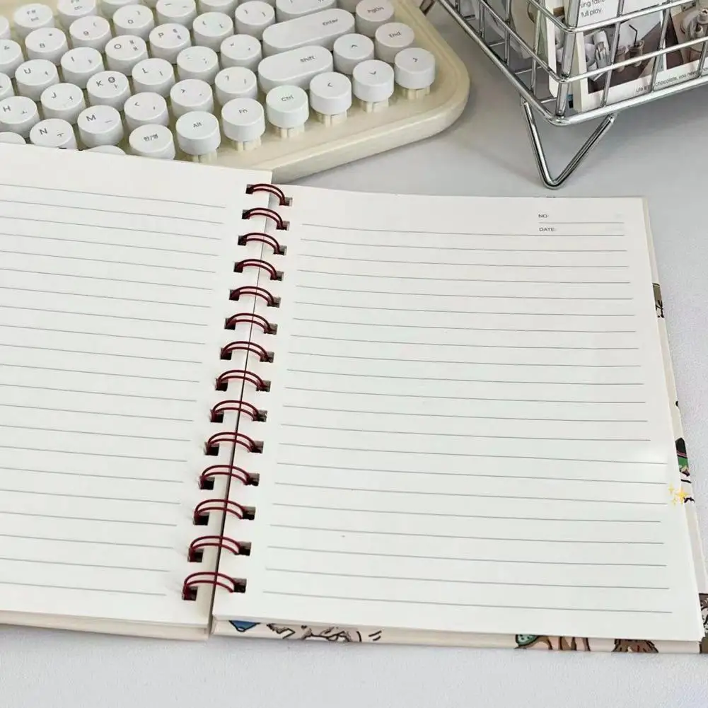 A5 Planner Notebook ins Puppy Notebook Premium Thickened Page Loose-leaf Cartoon Puppy Style Coil Ring Notepad School Supplies