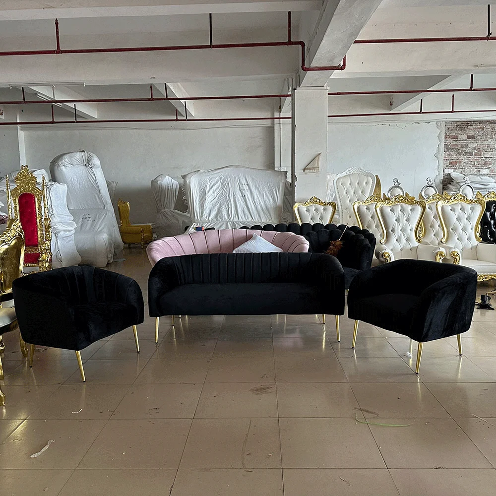 Modern Comfortable Fancy Couch Living Room Sofa Wedding Sofa Chair On