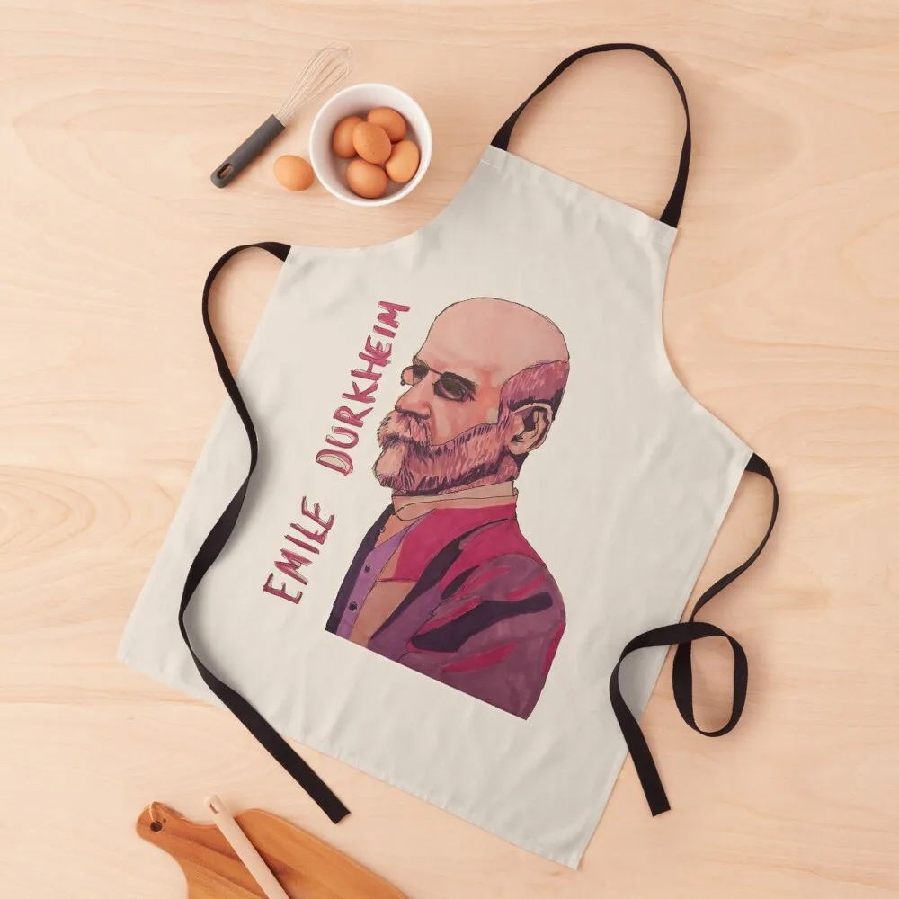 

Durkheim the cool sociology man Apron Useful Things For Kitchen Chef Uniform For Men Apron