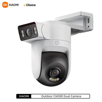 Xiaomi Smart Camera CW500 Doppia lente - Rilevazione AI Ultra HD da 2,5 K PTZ Monitoraggio automatico Telecamera impermeabile IP66 con visione notturna
