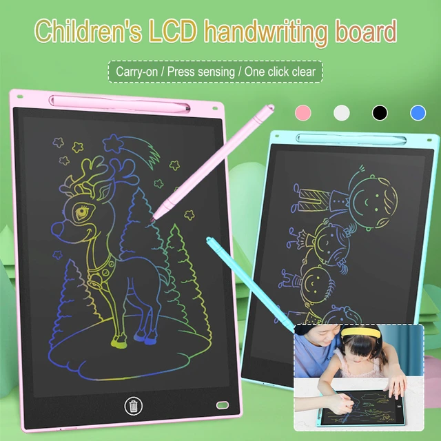 Tablette d'écriture LCD électronique colorée pour enfants