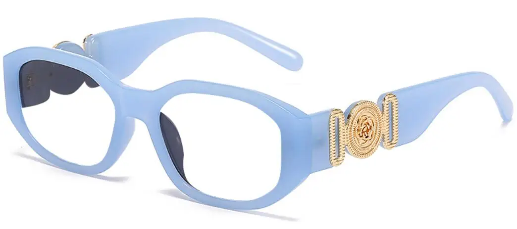Occhiali da sole retrò piccoli quadrati da uomo designer