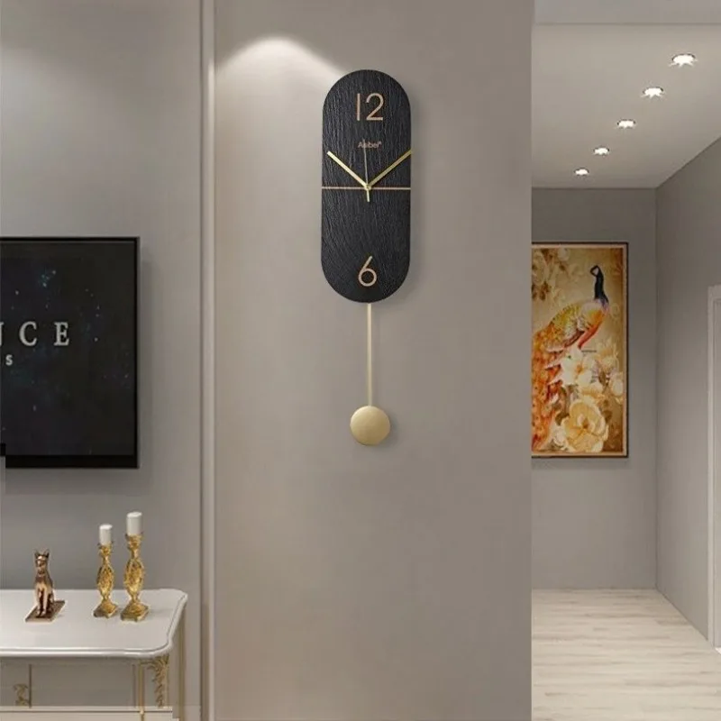 Horloge murale lumineuse de 12 pouces,bois sans cadre, horloge ronde décorative silencieuse et sans tic tac noir grand numérique   Maison