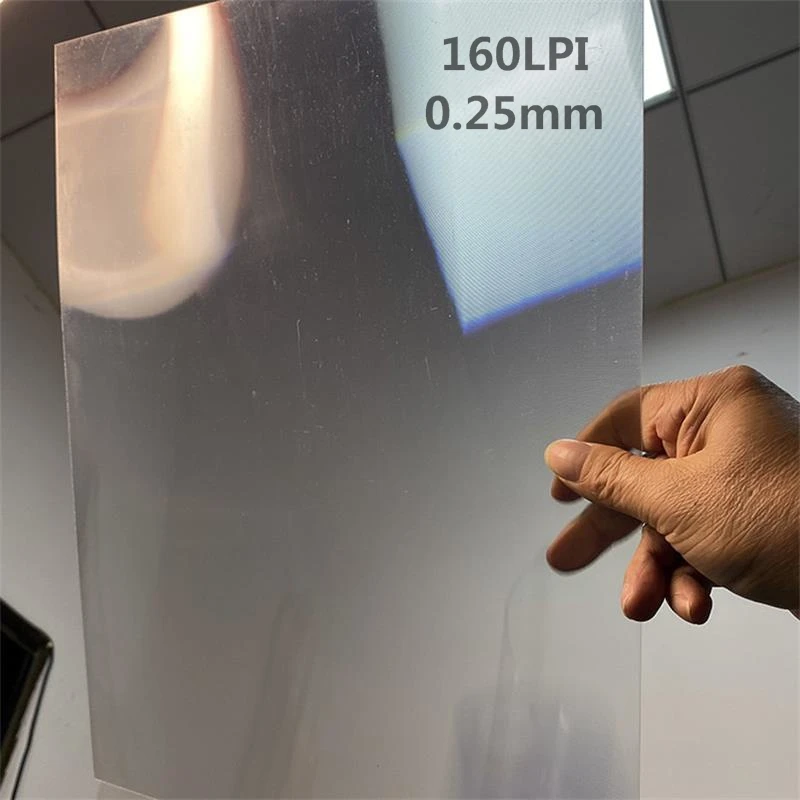 Lenticular Film Sheets 160LPI (161LPI) Super Thin Lenticular Film 0.25mm Thickness