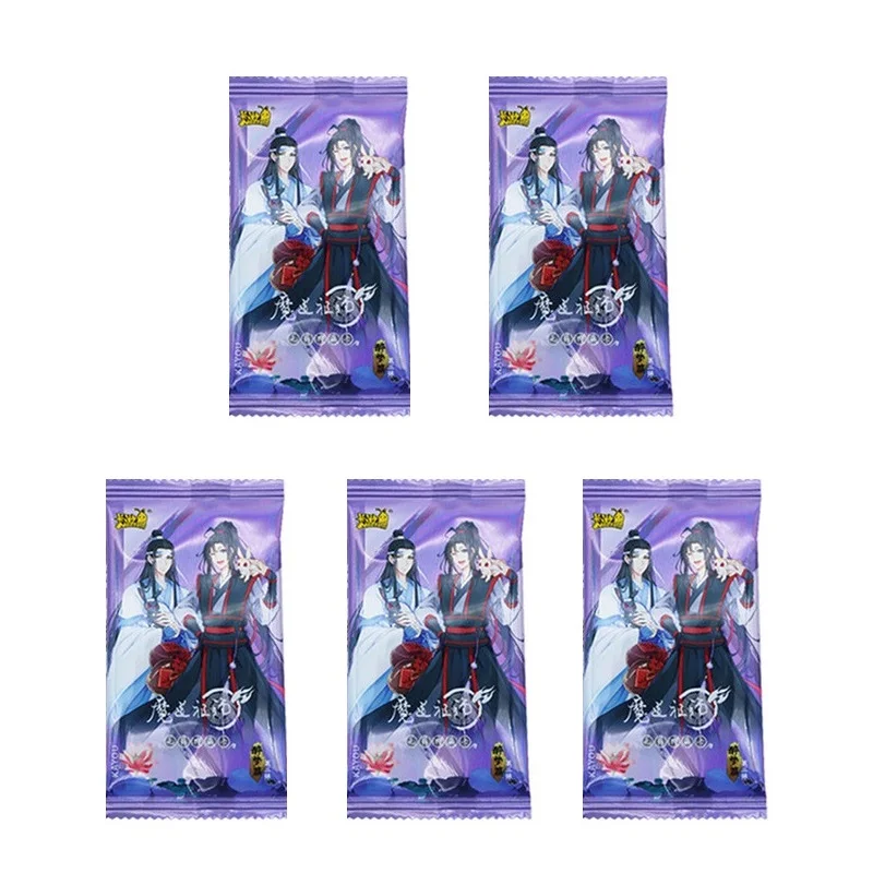 Anime Mo Dao Zu Shi Drunk Dreams Signature Cards Grandmaster Of Demonic Cultivation Wei Wuxian Lan Wangji Collection Cards photo cards comics photo cards manga photo cards