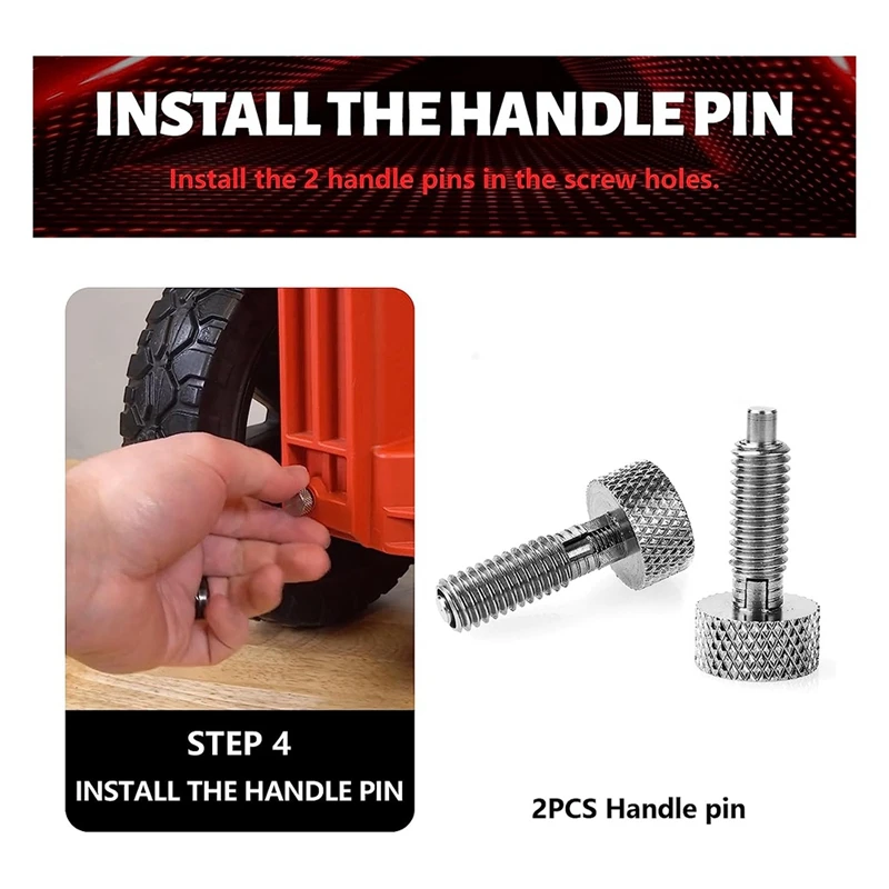 Packout Handle Release Pins Packout Handle Quick Release Pins Packout Handle Removal Kit Set B 4