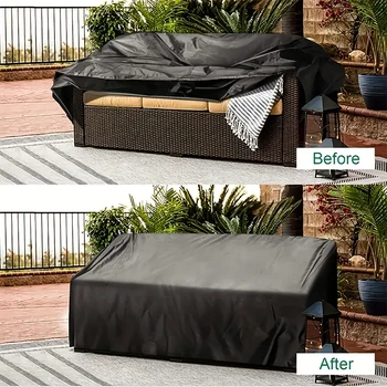 600 Sizes Outdoor Furniture Cover Anti UV Patio Garden Chair Dustproof Table Protector Waterproof Common Sizes 1
