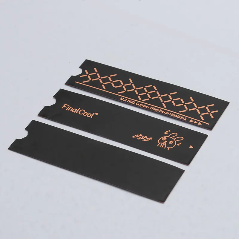 FinalCool NV02 Graphene M.2 SSD Heat Sink Dual-Layer Graphene and Copper Foil Design Cooler Radiator For Laptop PC NVMe