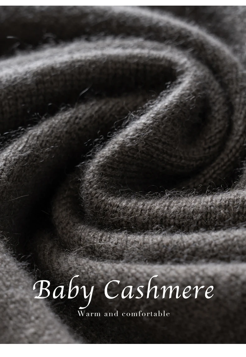 Herbst Winter 100% Kaschmir Neue Schal Warme Gestrickte Dreieck Schal Klimaanlage Vielseitig Schulter Schutz Hals Wärmer – Detail 31