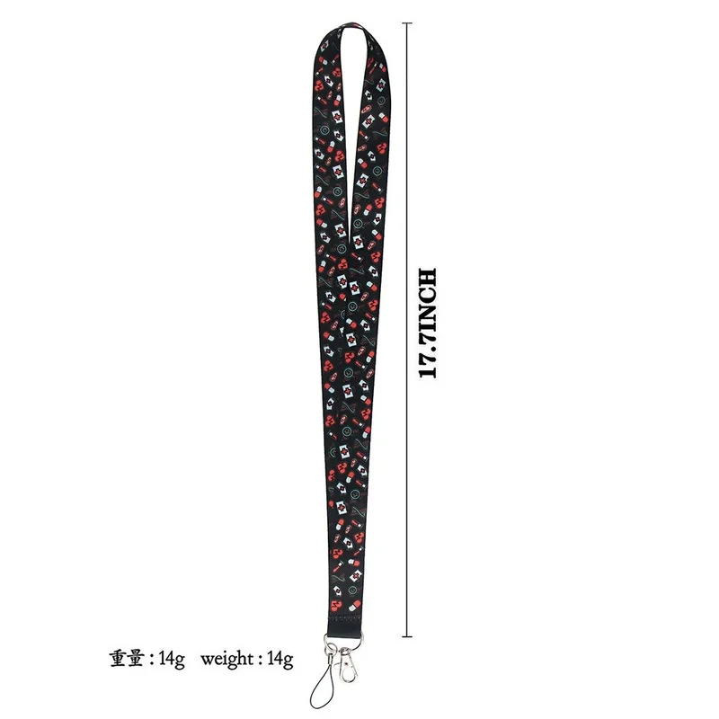 Cute Cartoon Lanyard Necklace with ID Badge Holder Sleeve