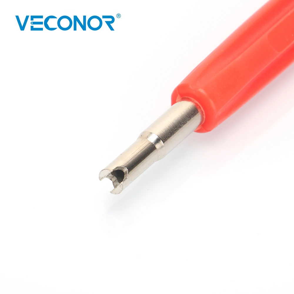 Tire Valve Tool Dual Head Valve Core Removal Installer Wrench For Car Tyre Air Conditioning Driving