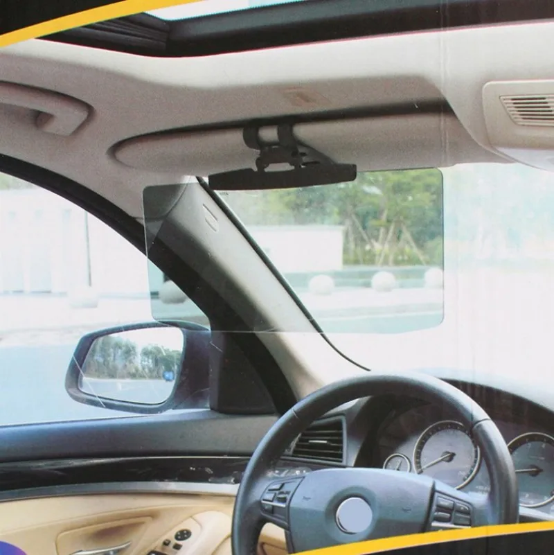 Universal XL Car Sun Visor Extender – Polarized Anti-Glare, UV Protection, Retractable Slider