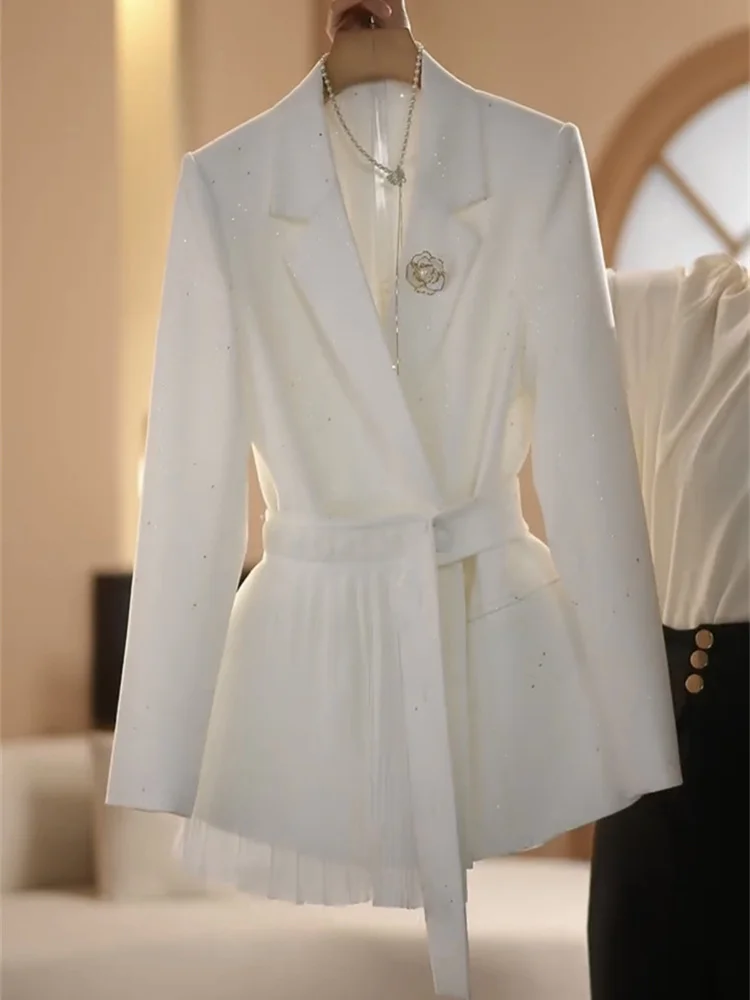 طقم بدلة رسمية نسائية وردي