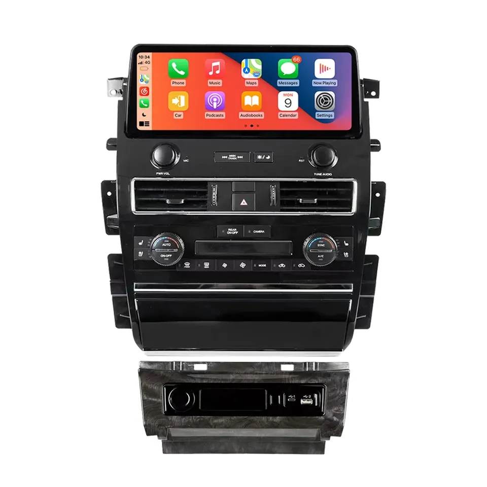For Nissan Armada Patrol Y62 QX80 QX56 2010 2021 Android Car Radio