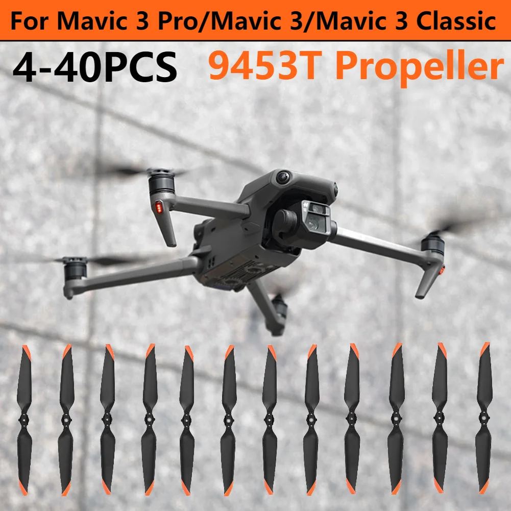 2-20쌍 9453T 프로펠러 퀵 릴리스 접이식 프로펠러 블레이드 DJI Mavic 3 Pro/Mavic 3/Mavic 3 Classic용 경량 스크류 윙