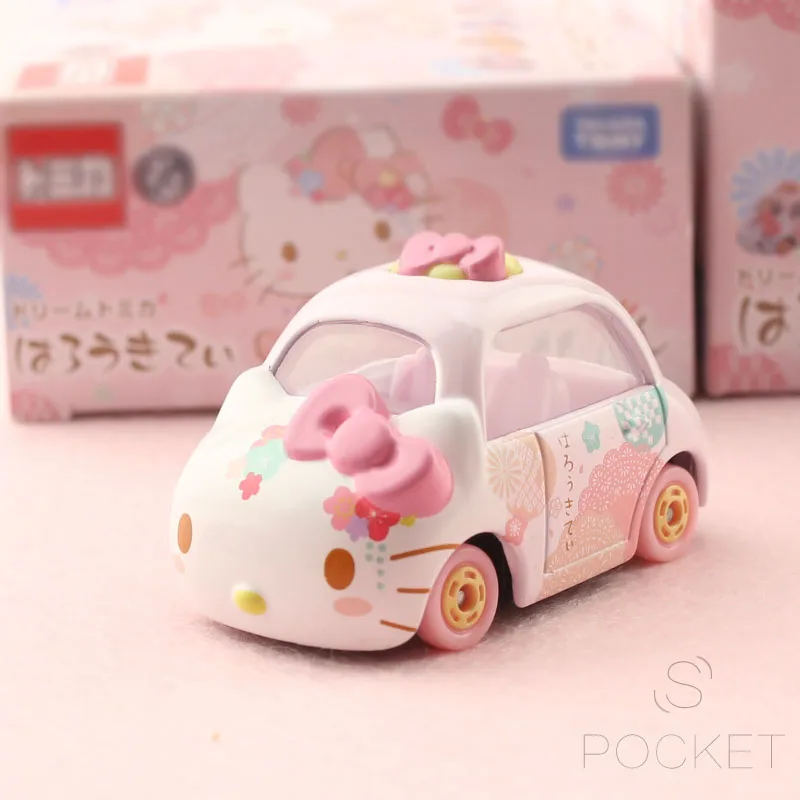 thumbnail image 1 of Mini coche de aleación de edición limitada de Hello Kitty de Sanrio, juguete de regalo para niña, adornos para coche, regalos de corazón para niña, 1 of 5