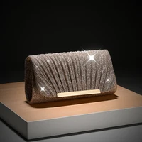 Pochettes enveloppantes de mariage de luxe, sac de soirée Chic et brillant à la mode, manuel pour mariée, sacs à main de fête pour dames 1