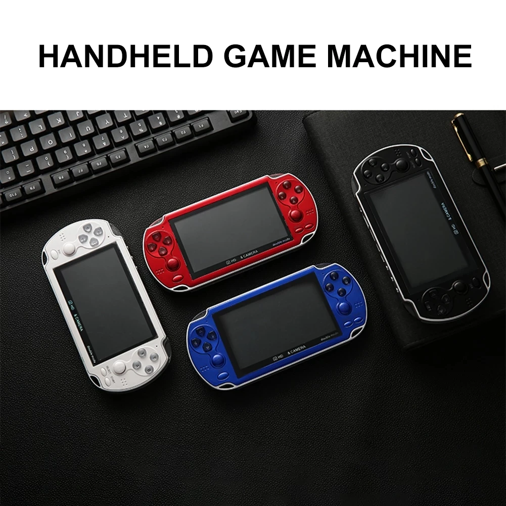 New Handheld Game Console 4.3 Inch Color Retro Game Dual Joystick Handheld Video Game Console Wireless Wired Controllers