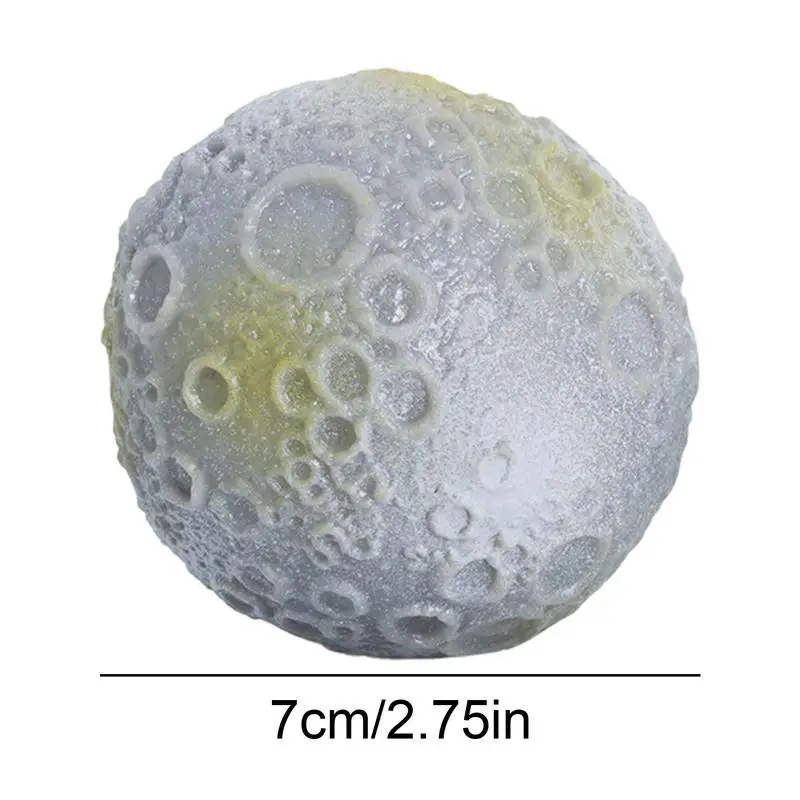 Interactive Dog Ball Toy Dog Jumping Activation Toys Flashing Elastic Chew Toy Light Up Moon Pattern Enrichment Pet Supplies To 6