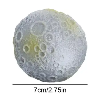 Interactive Dog Ball Toy Dog Jumping Activation Toys Flashing Elastic Chew Toy Light Up Moon Pattern Enrichment Pet Supplies To 6