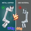All Metal 1080° Universal Swivel Faucet Sprayer Head for Faucet Extender Aerator Bubbler Nozzle Kitchen Tap Washbasin Robot Arm 2
