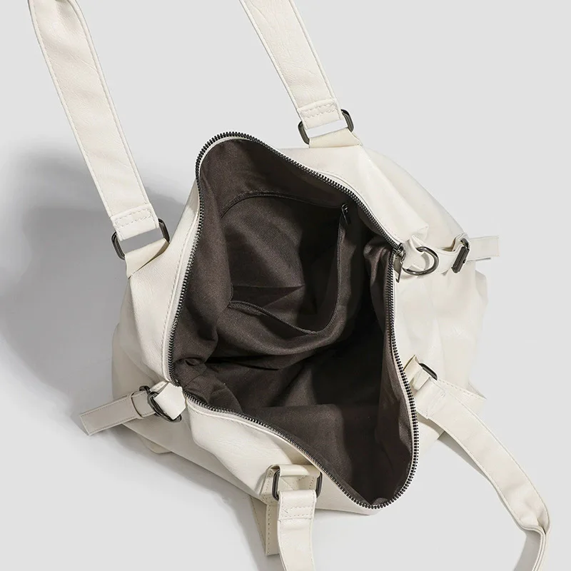 Women's Large Capacity Summer Tote Bag - Trendy Versatile PU Handheld