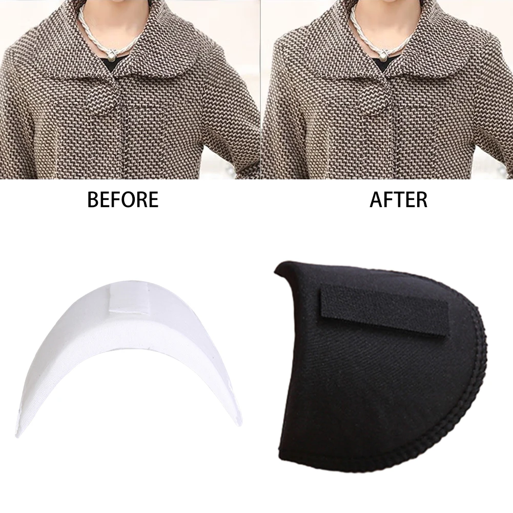 2 pairs Clothing Washable Shoulder Pad Anti-slip Soft Sponge Reusable shoulder pads