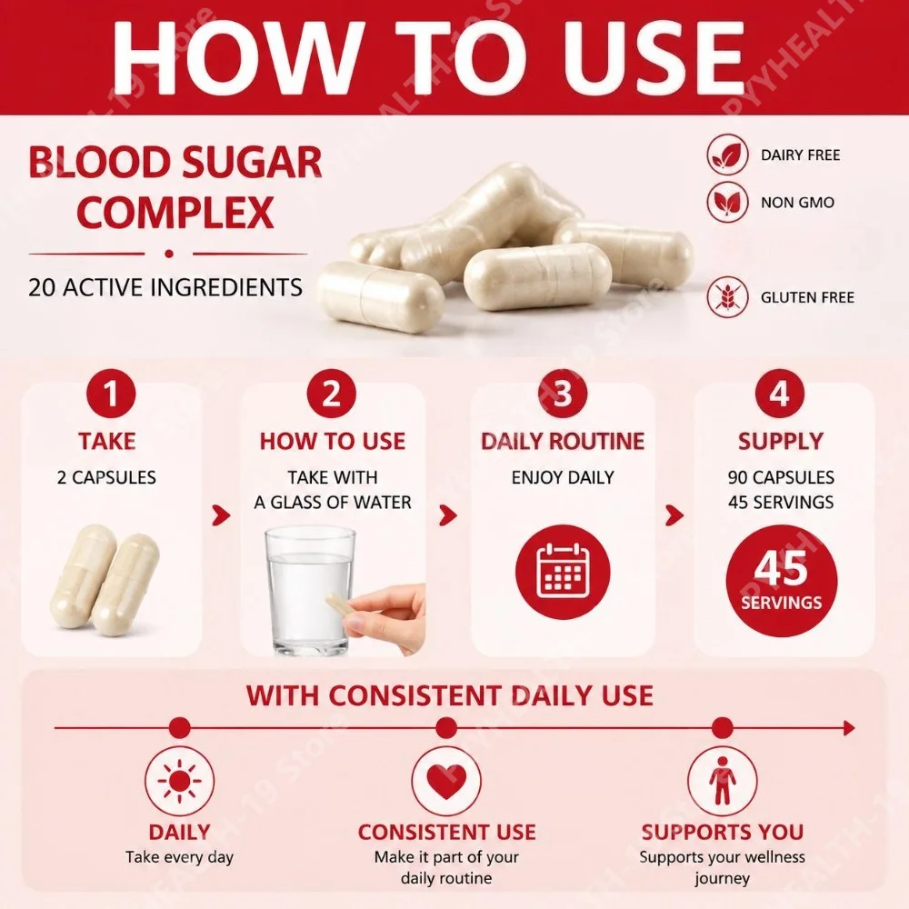 Acentiallabs Blood Sugar Complex Capsules 20 Ingredients Cinnamon Gymnema For Metabolism Energy & Immune Support Adult 90 Count 5