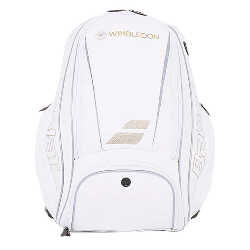 OriginalBabolatWimbledonBagWhiteTennisBackpackForWomenMenWith