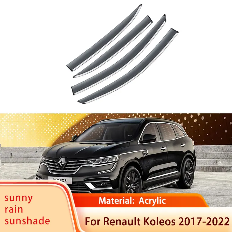 CarWindowVisorforRenaultKoleosSamsungQM6HC20172022Awnings