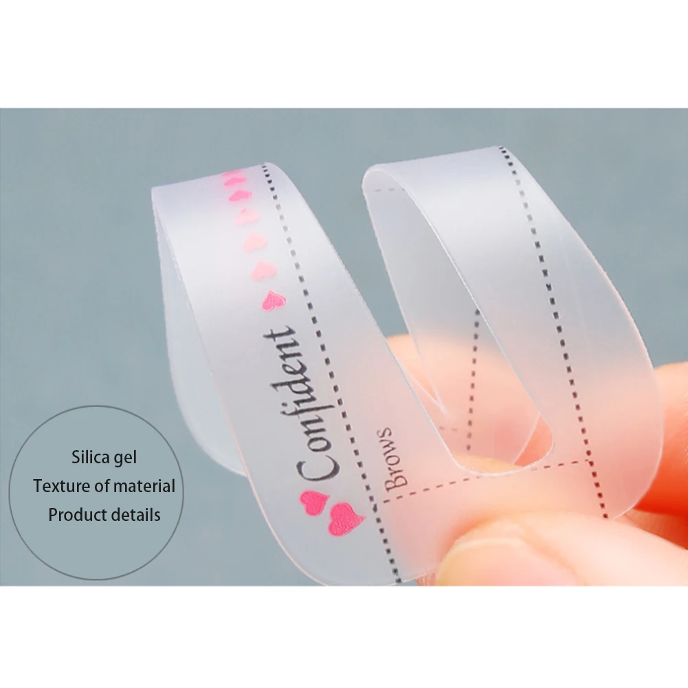 DIY 드로잉 눈썹 템플릿 가이드 뷰티 도구 스티커 화장품 액세서리