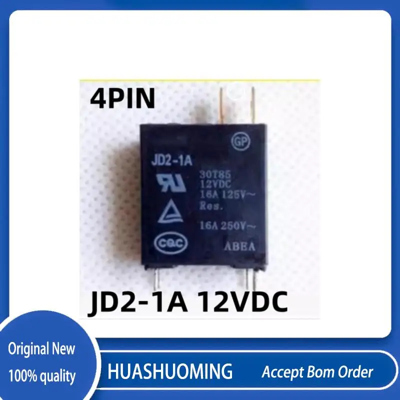 

NEW 5PCS/LoT JD2-1A 12VDC JD2 1A JD21A 12V 4PIN