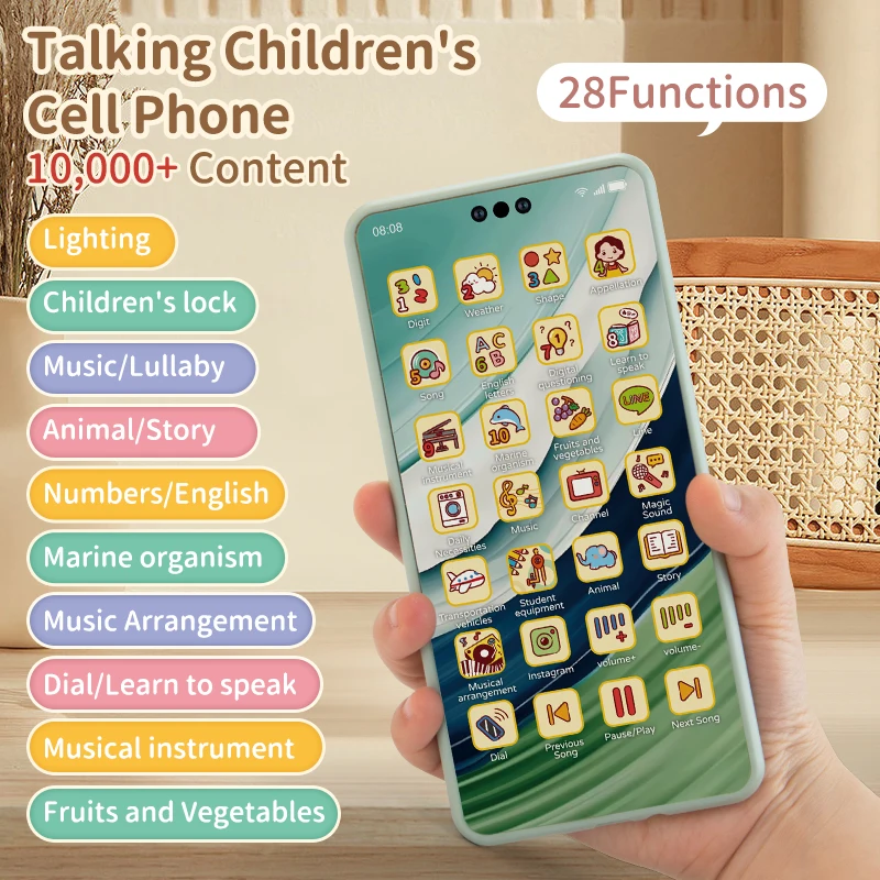 Toy Cell Phone Educational Toys Cellphone Baby Kid Educational Toy