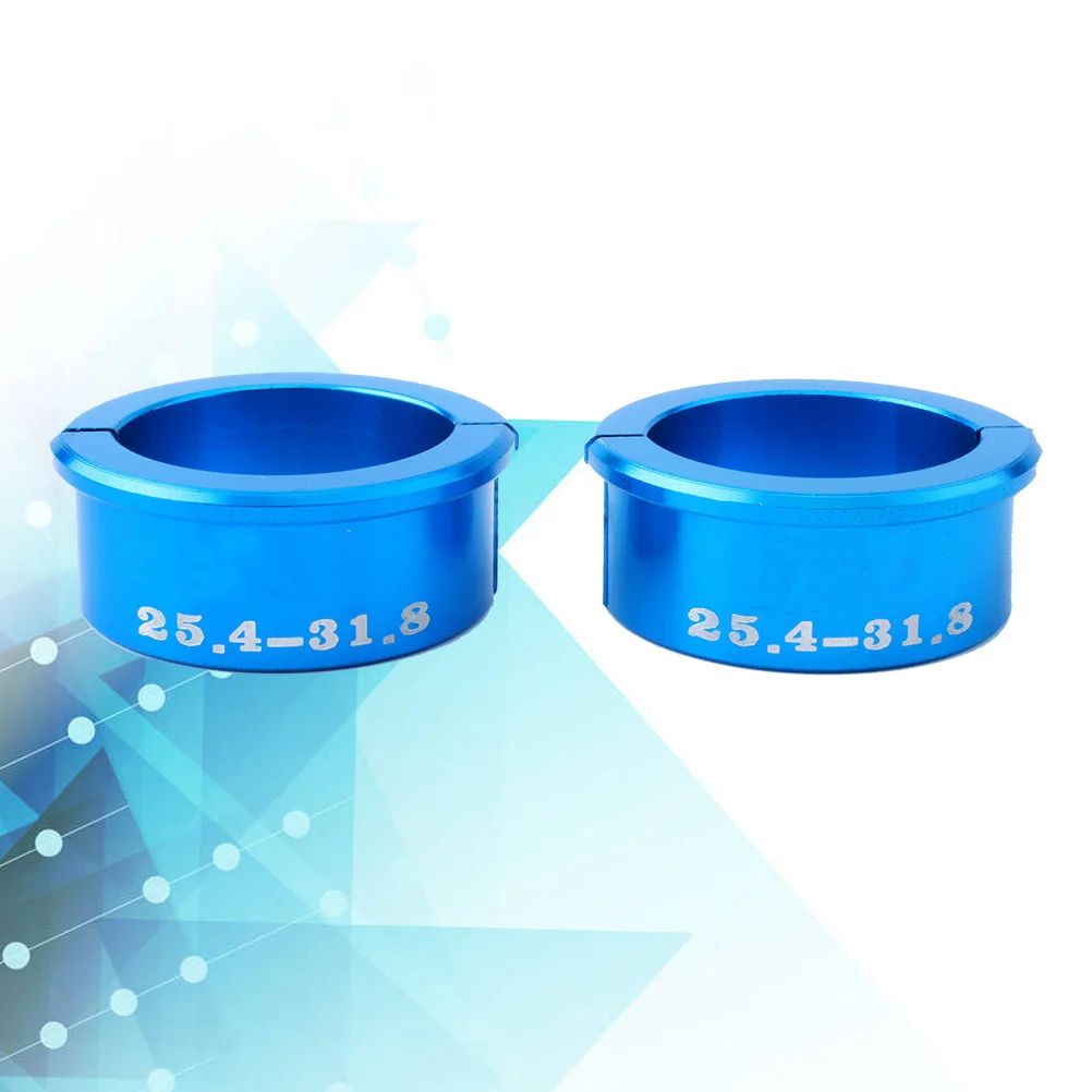 4pcs 핸들바 변환 심 25.4Mm  31.8Mm 경량 알루미늄 자전거 스템 어댑터 사이클링용 장착 플레이트