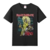Hip Hop T-shirt Men's Short Sleeves Iron Band Casual Head T-shirt Graphic Oversized Sports Top Maiden Comfortable Streetwear Tee 1